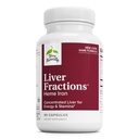Terry Luonnollisesti Liver Fractions - Endurance & Energy Tuki hellä rauta - Ravintolisä tukee Terve Punainen Verisolu Formaatio - Rauta täydentää maksan terveys - 90 kapselia