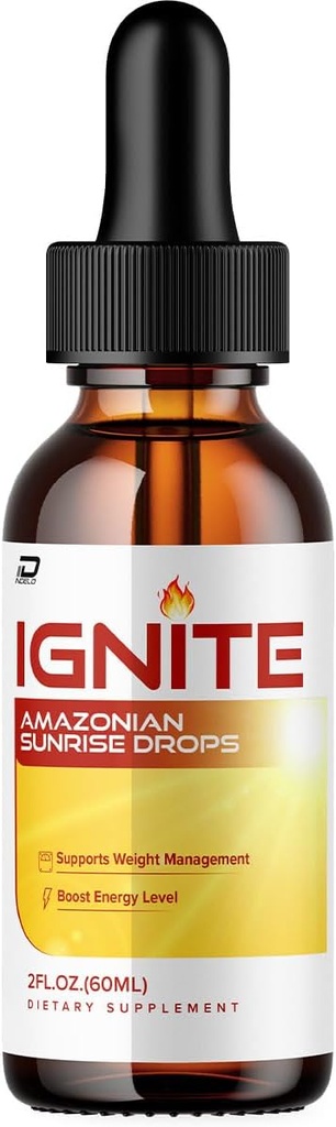 Ignite Amazonian Sunrise Drops - Ignite Sunrise Drops Liquid Supplement, Ignite Drops Advanced Daily Health Support Supplement, Ignite Drops Arvostelut (1 Pack - 1 kuukausi Supply)