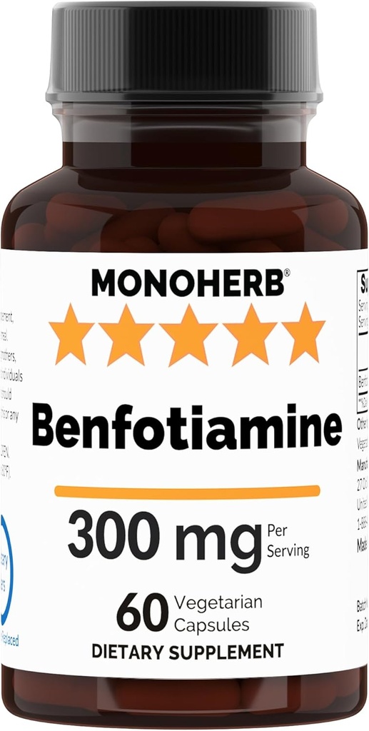 Benfotiamiini 300 mg - 60 Veg-kapselia