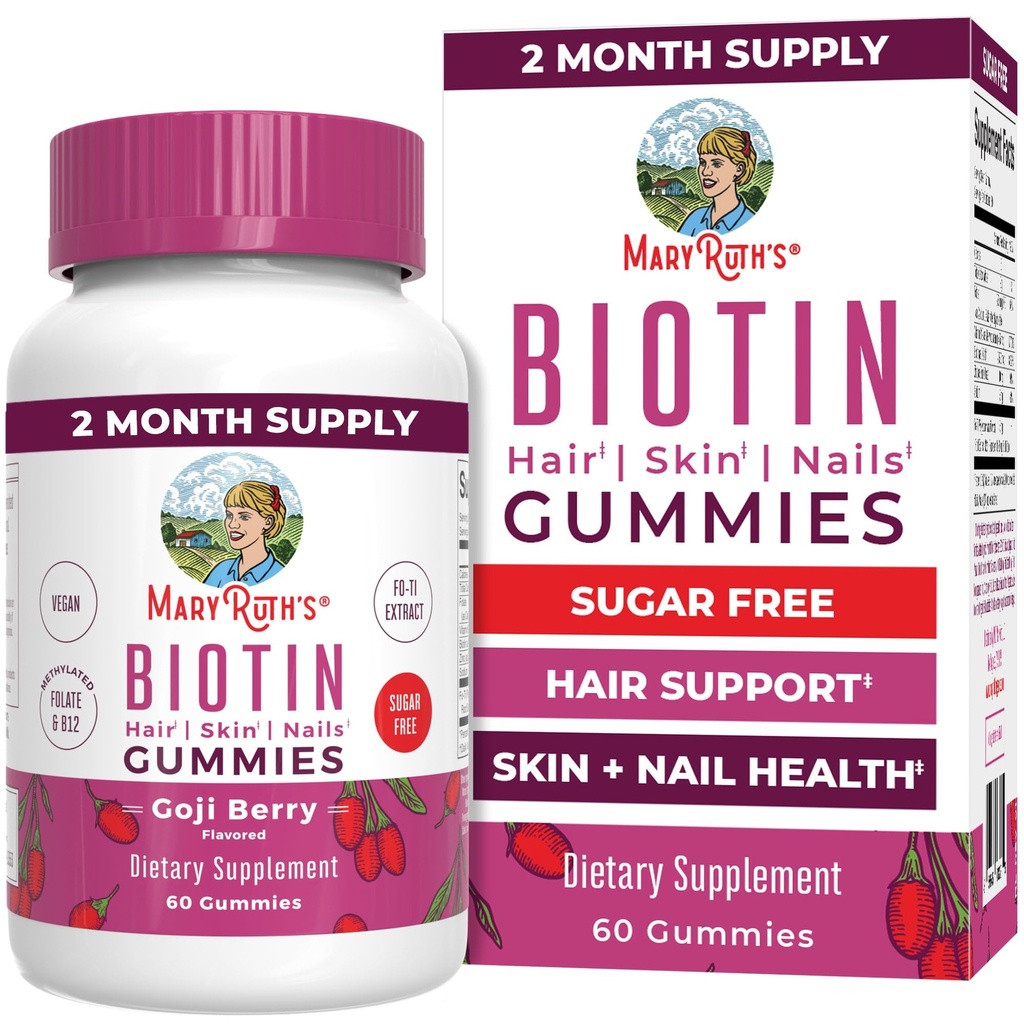 MaryRuth Organics Biotin Gummies 