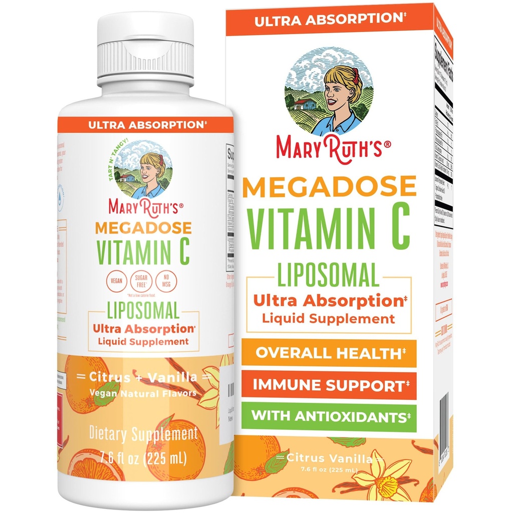 MaryRuthin Megadose Liquid C Liposomal ... 500 mg per serving...
