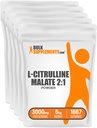 BulkSupplements.com L-Citrulline Malaatti 2:1 Jauhe - Typpioksidi Boost, Citrulline Malate Supplement - makuamaton & Gluteeniton - 3g per tarjoilu, 1kg (Pack of 5) (11 lbs)