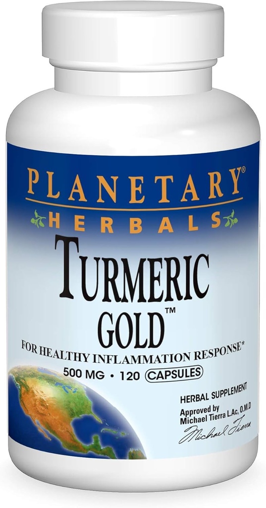 Planeetta Kasvihuoneet Turmeric Gold 500 Mg, 120