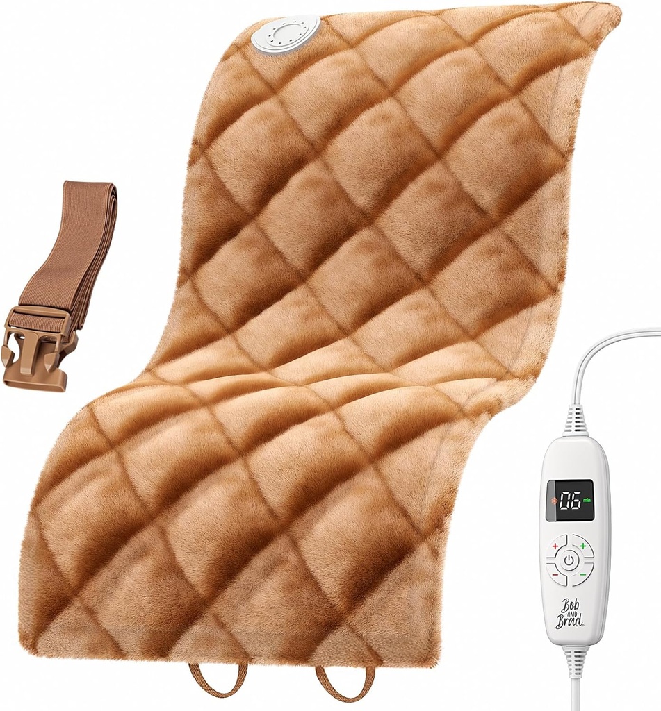 BOB JA BRAD Painotettu lämpötyyny Far Infrapuna terapialla, suuri lämmitystyyny kehon takaisin Syvä lihaskipu helpotus, Lahja perheen naiset, ETL Certified & FSA/HSA Oikeutettu 2,4lbs, 12"x24"