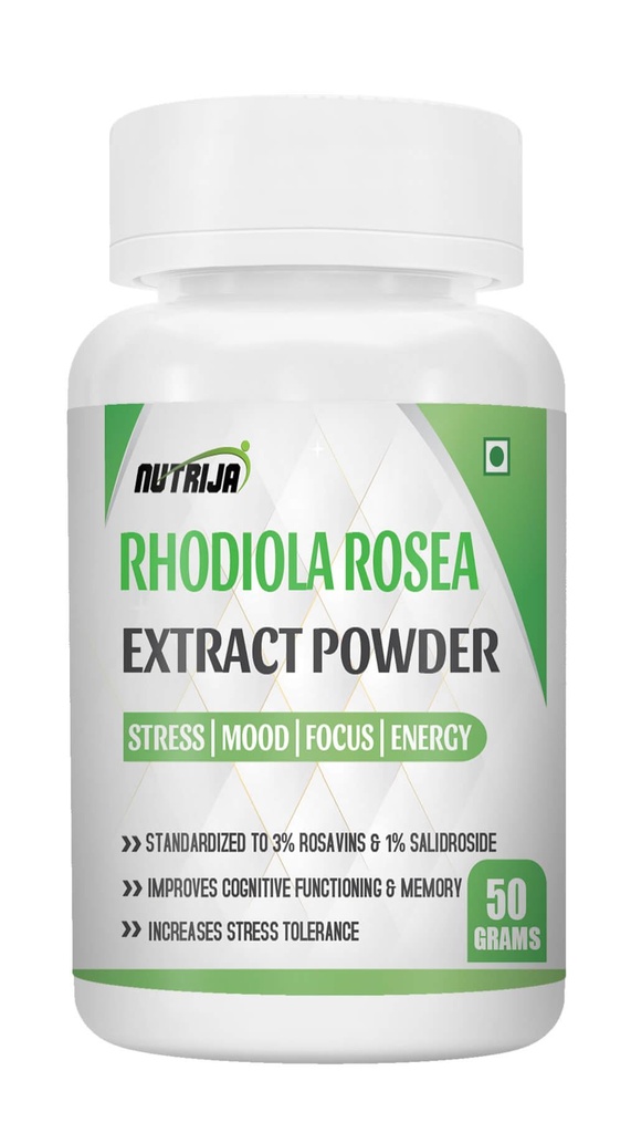 Rhodiola Rosea juuriuutejauhe (50 grammaa)