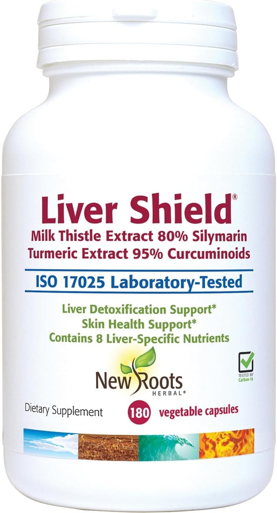 NEW ROOTTS HERBAL Liver Cleanse Detox & Repair Supplement, 8-in-1 Formula Milk Thistle, Curcumin, Artichoke, Voikukka, Punainen Beet, Radish, Schizandra, rasvamaksa tuki (180 kapselia)