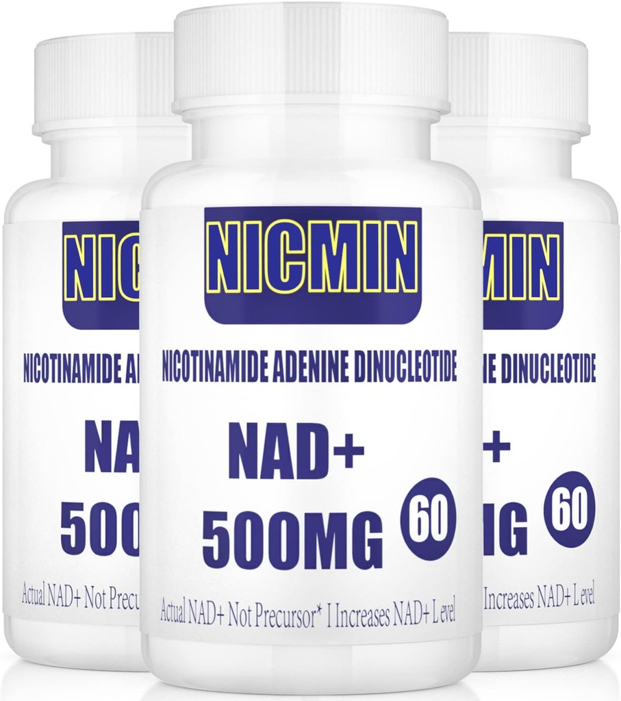 Liposomaalinen NAD+ 500 mg TMG 300 mg: lla, todellinen NAD+- täydennysosa (ei prekursori) tehokkaampi kuin NMN, Nikotinamidi Ribosidi Vaihtoehto soluenergialle, terve ikääntyminen ja lihasten korjaus 180 kapselia