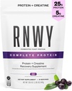 25g Acai-proteiinia + 5g Creatiinijauhetta, vegaanista kasviproteiinia ja digestiivisia entsyymejä, 21 tarjoilua