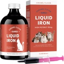 Rauta täydentää kissoille - nestemäinen rauta Anemia kissan vitamiineja, tukea rautatasot, edistää Red Cell, Boost energiaa ja elinvoimaa Cat Health, 3.4oz(100ml)