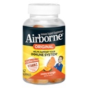 Airborne C-vitamiini 750 mg (per tarjoilu) Zesty Orange Flavored Gummies (42 Count in a Bottle), Gluteeniton immuuni tuki täydentää vitamiineja A C E, Selenium, Echinacea, Inkivääri, antioksidantti