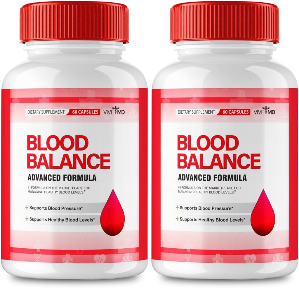 VIVE MD Blood Balance Supplement - Virallinen Formula - Blood Balance Supplement, Extra vahvuus C-vitamiini, Turmeerinen juurijauhe, Sinkki arvostelut (2 pakkaus)