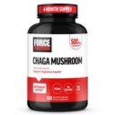FORCE FACTOR Chaga Sienet Kapselit, Sienen täydentää tukea Gut Health and Digestion, valmistettu todellisia sieniä, vegaaninen, ei-GMO, 120 kapselia