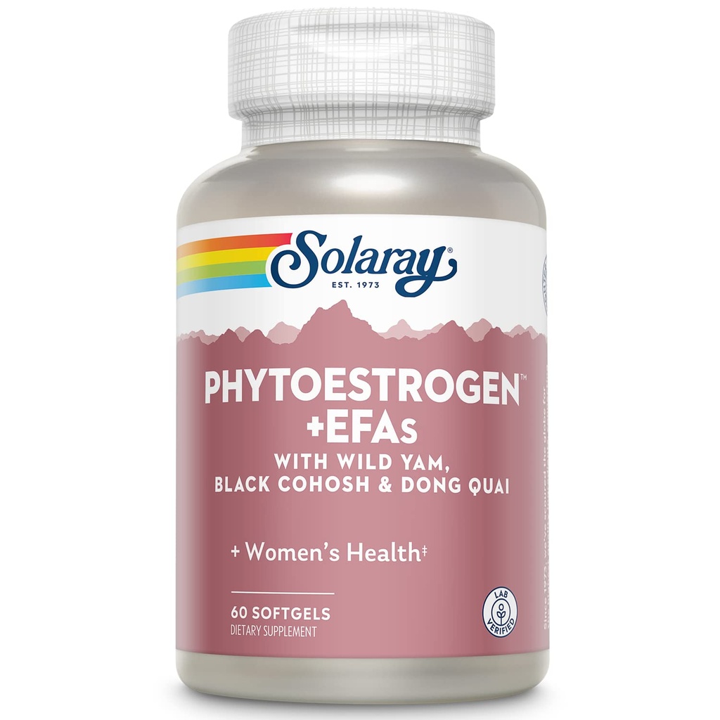 SOLARAY PhytoEstrogen Plus EFAs Menopause Support 