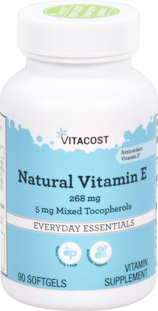 Vitacost luonnollinen E-vitamiini -- 268 mg - 90 Softgels