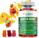 Multi B Vitamin Gummies för barn - med B-Complex B6 B12 B9 (Folat) B7 (Biotin) B5 (Pantothenic Acid), A, C, D, E, Zink, Iodine, Inositol - Energi, Nervous System, Immunity Support