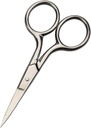 Professionella Grooming Scissors för Personal Care Facial Hair Removal och Ear Nose Eyebrow Trimming Stainless Steel Fine Straight Tip Scissors Män