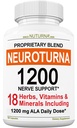 Neuropati Support Supplement med 1200 mg Pure Alpha Lipoic Acid - Maximal styrka Nerve Formel för att stärka nerverna i fingrar, händer, tår och fötter - Bästa naturliga Nerve Relief Support - 180 kapslar