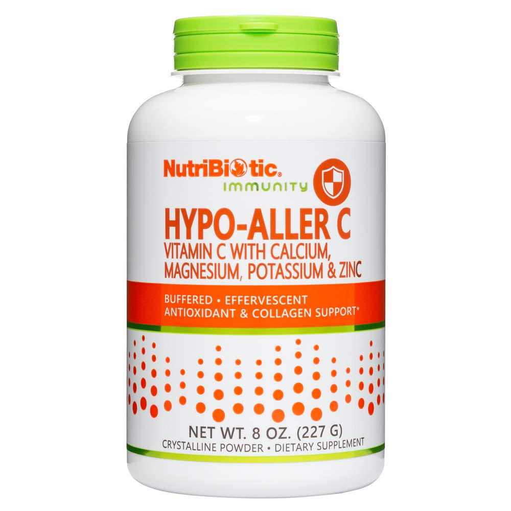 NutriBioottinen hypo-Aller C-jauhe C-vitamiini ja mineraalit antioksidanttia ja kollageenia varten Support ... 1300 mg C-vitamiinia annosta kohti... 8 unssia...