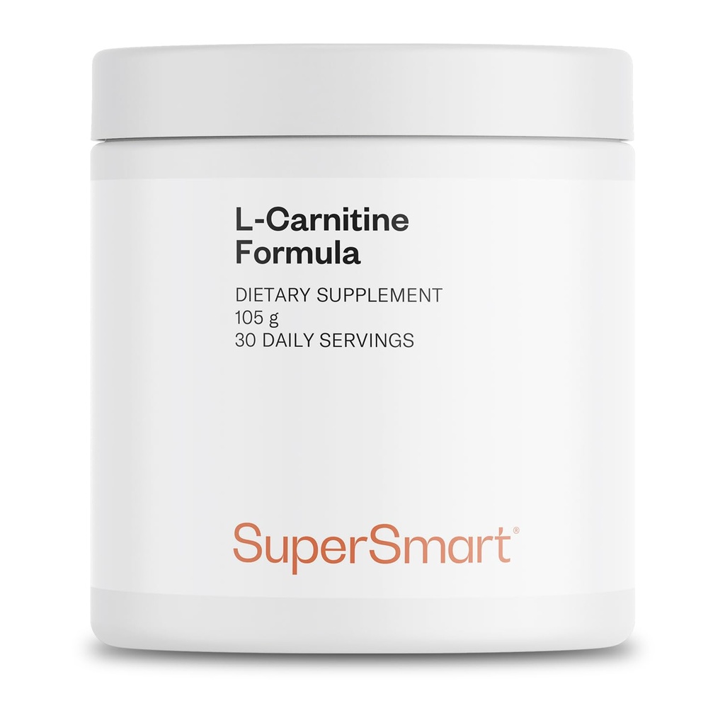 Supersmart - L-Carnitine Formula (Natural Lemon Flavor) - 2-in-1 Acetyl L-Carnitine & L-Carnitine Tartrate Powder - Aminohapot Complex Supplement .