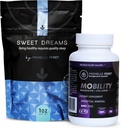 Wellness Bundle Valerian Root Sweet Dreams Tea & Mobility Magnesium Collagen Powder Capsules, Natural Ingredients, 60 tarjoilua