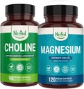 Nested Naturals Koliinibitartraatti & Magnesium Glycinate Chelate Stack ... Rentoutuminen, unituki, kognitiivinen suorituskyky (210