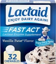 LACTAID Fast Act Chewables Vanilla Twist 32 tablettia (pakkaus 3)