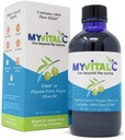 MyVitalC Organic Extra Virgin Olive Oil - Pure ESS60 Antioxidant Supplement - för Anti-Aging, Oxidation, Longevity, Sleep, More Energy - 120ML