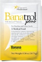 Banatrol naturlig anti-diarré med prebiotika, lättnad för IBS, återkommande diarré, kliniskt stödd medicinsk mat, icke-konstiperande (Banana)
