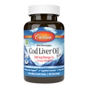Carlson - Turska Maksaöljy Minis, 280 mg Omega-3s + vitamiinit A & D3, Heart Support & Cognitive Function, Vision Health, 250 Mini Soft Geels