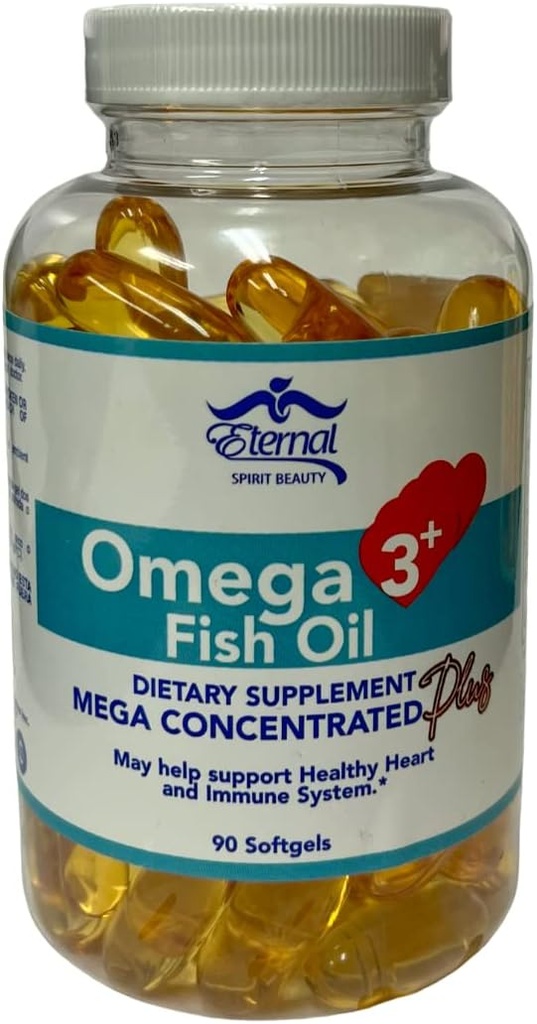 Ikuinen henki Kauneus Omega 3 Kalaöljykonsentraatti