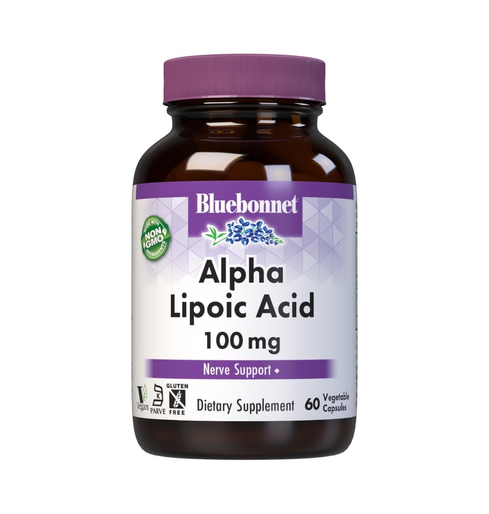 BLUEBONNETIN AAKKOSELLINEN LIPOIINIHAPPO 100 mg