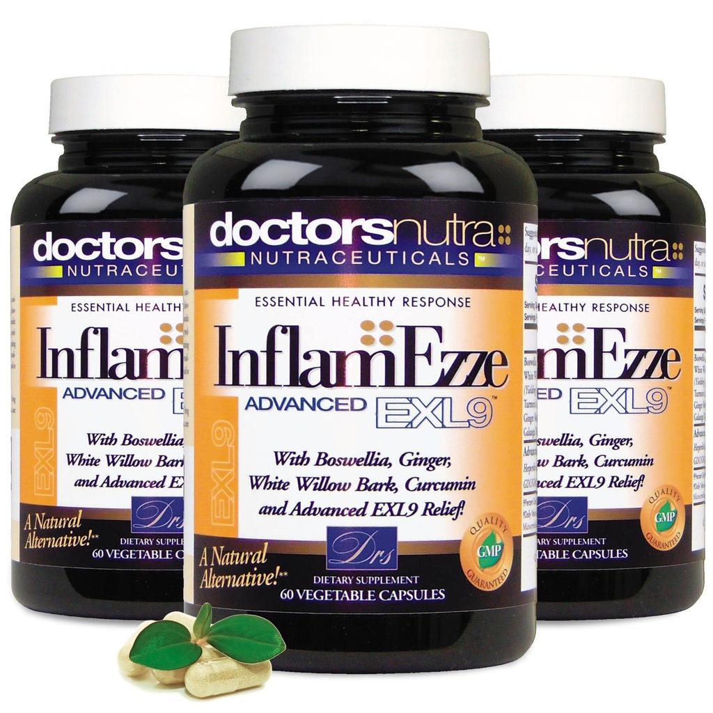 (Pack of 3 InflamEzze - Yhteensä 180