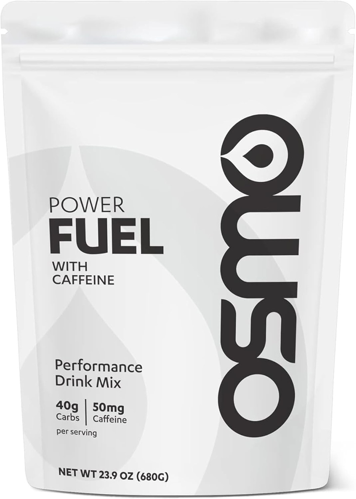 Osmo Power Fuel kofeiini - Hiilihydraatti Powder sisältää Cluster Dekstriini, natrium- ja fructoosi, nopea imeytyminen ja polttoaineen, ei mahalaukun hätä, kaikki luonnolliset ainesosat, neutraali maku - 16 tarjoilua