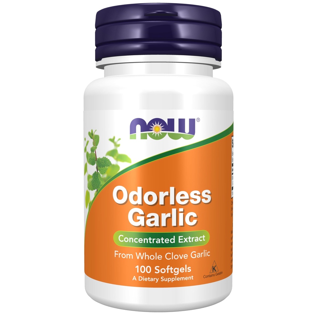 NYT elintarvikkeiden lisäravinteet, odorless valkosipuli (Allium sativum), väkevä uute, 100 Softgels