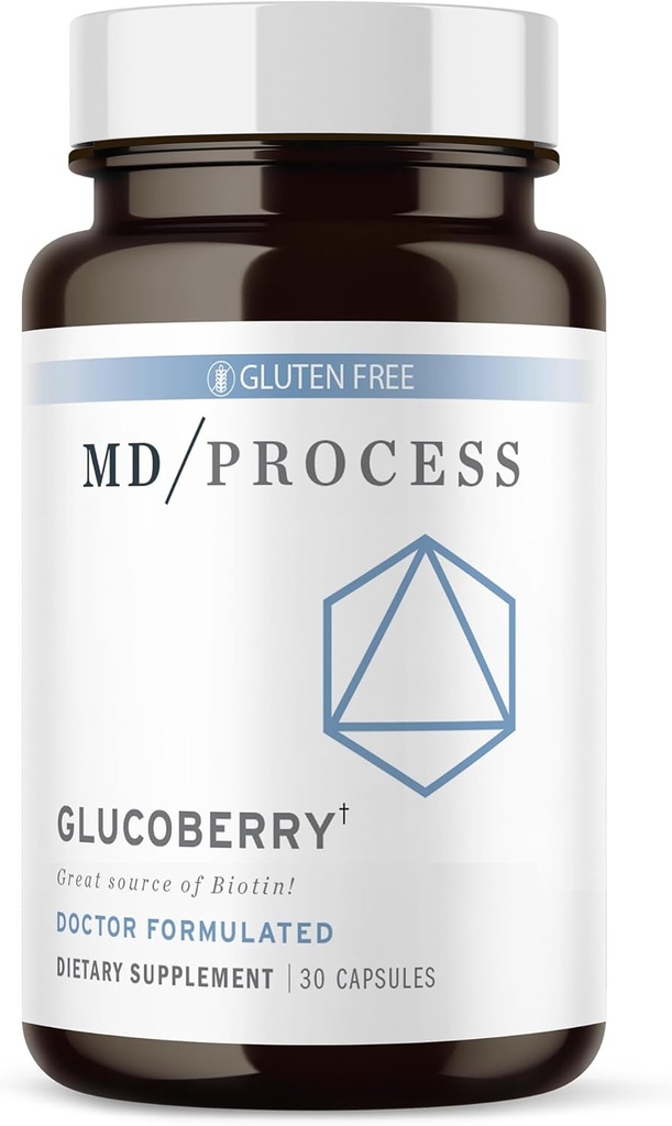 GlucoBerry Maqui Berry Extract med Chromium Picolinate för Blood Health Support - med Biotin och Gymnema Sylvestre - Doktor Formulerad - 30 kapslar