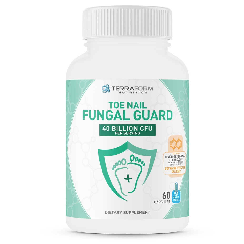 Terraform Nutrition Toenail Sienisuoja - Probiootti Sieni-inhibiittori - 60 kapselia