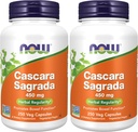 NU Supplements, Cascara Sagrada (Rhamnus purshiana)450 mg, 250 Veg Capsules (Pack of 2)