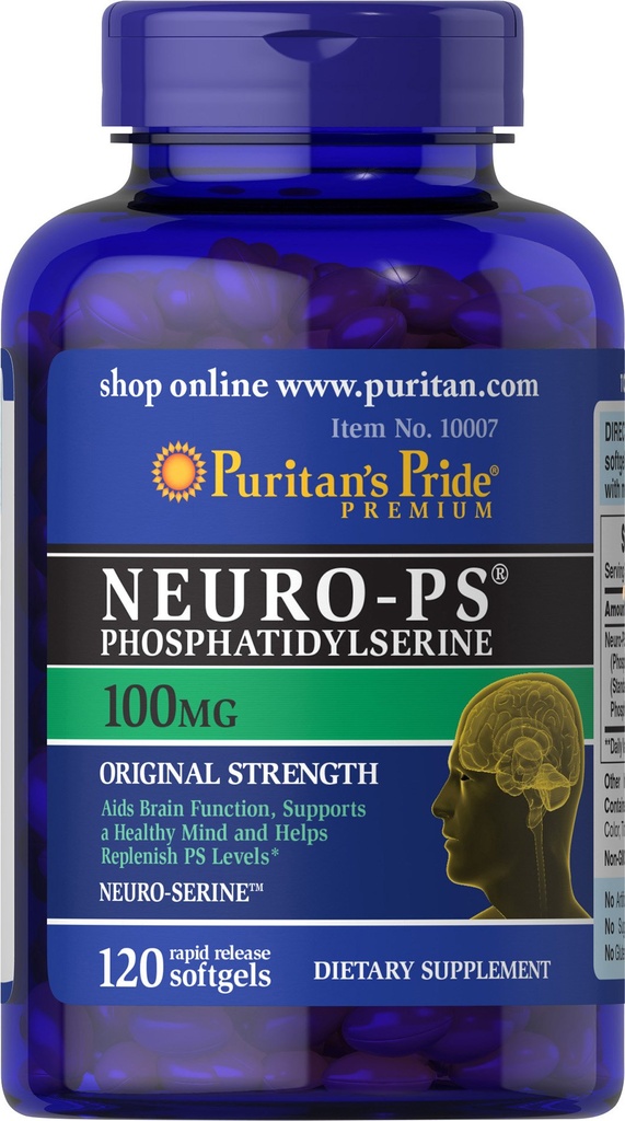 Puritan's Pride Neuro-PS 100 mg Softgels, 120