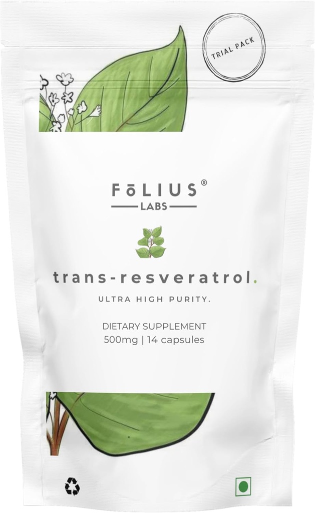 Ultra High Puhtaus Resveratrol kapselit - 99% Trans-Resveratrol - Japanilainen Knotweed Extract - Tuki immuniteetti, tukea terve ikääntyminen - (1 viikon Trial Pack)