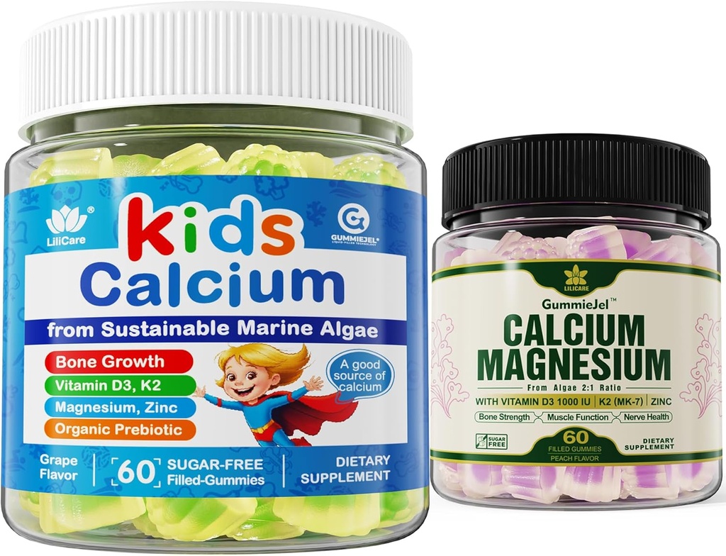 Bundle - Lapset Kalsium + Kalsium aikuisille
