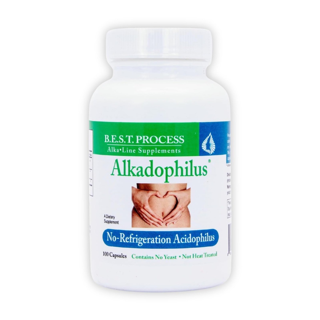 Alkadophilus Best Process Alkali Ei jääkaappia Probiootti & Prebiootti Ruoansulatustarvike 1,5 Miljardin PMY Hyvä Bakteeri & Beetroot