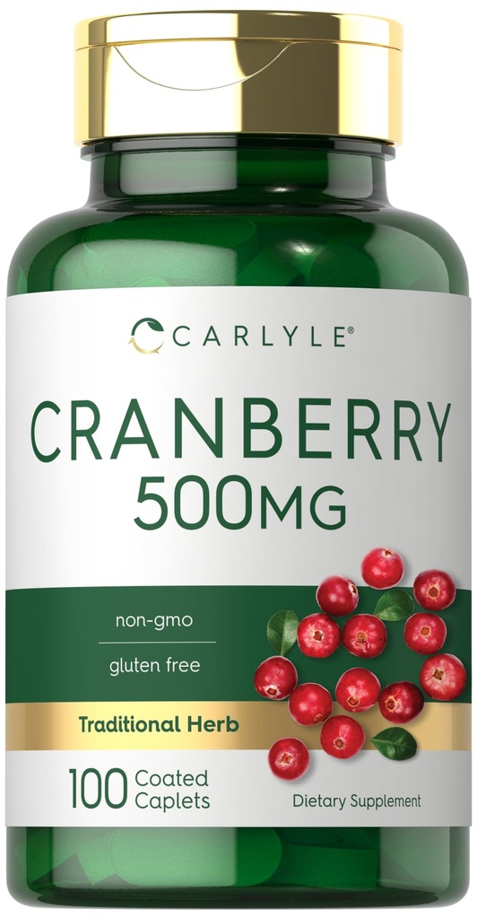 Carlyle Cranberry Pillereitä 500 mg 100 Caplets ...