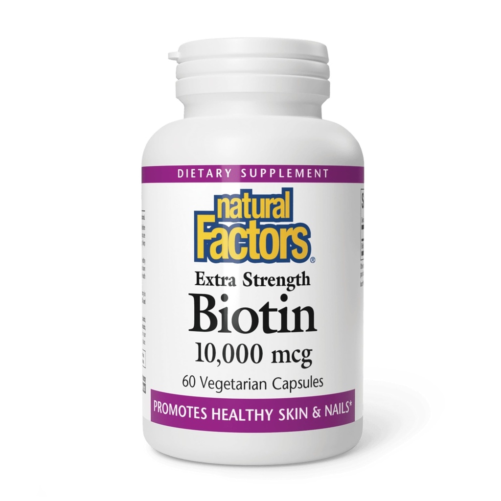 Luonnollinen tekijä Biotiini 10000Mcg, 60 CT