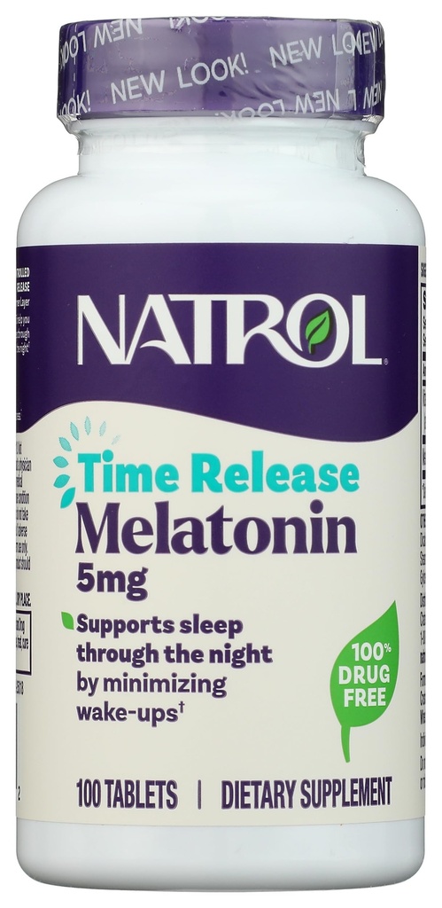 Melatoniini 5 mg:n aikavapautus, 0,32 lb