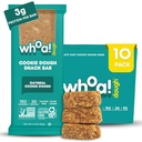 Dough syötävä Cookie Dough Bars- Certified non-GMO, Kosher ja Gluteenittomat Bars - Terveellinen Välipala Foods - Kasvipohjaiset välipalat valmistettu todellisia ainesosia - kaurakeksi Dough - 10 Pack