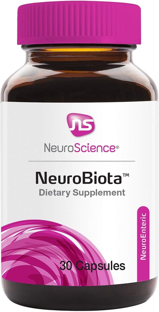 NeuroScience Mood Probiotic for Women & Men - NeuroBiota Mood Support Supplement with Probiotics for Digestive Health, Immuunituki & terve GABA Activity - Nourish the Gut-Brain Axis (30 kapselia)
