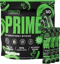 Prime HYDRATION+ Sticks GLOWBERRY | Hydration Powder Single Serve Sticks | Electrolyte Powder On The Go | Low Sugar | Koffeinfri | Vegan | 30 Sticks