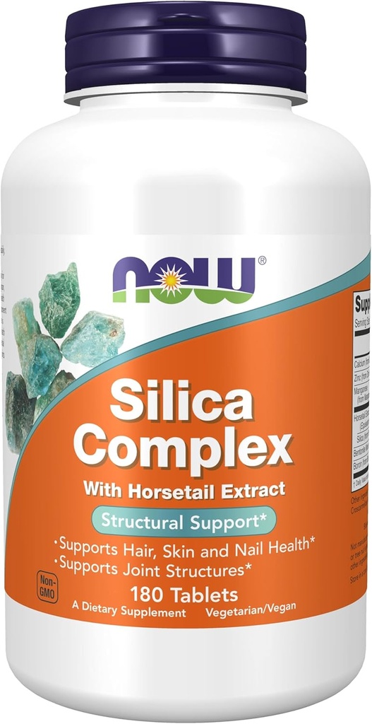 Nyt elintarvikkeet - Silica Complex kasvissyöjä 500 mg. - 180 tablettia