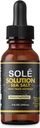 Qei Sole Sea Salt - Koostuu natriumkloridi, kalium, rauta, kalsium, magnesium, kupari, sinkki ja enemmän. (Iso, 8 0z)