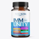 10-In-1 Immuunituki täydentää: Immuuneja aikuisille ja lapsille Päivittäinen immuniteetin puolustus avain immuunijärjestelmän vitamiineja Sinkki, C-vitamiini ja D, Plus Elderberry, Quercetin, Echinacea & enemmän, 60 Caps